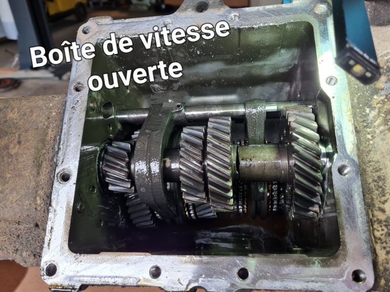 boîte de vitesse ouverte